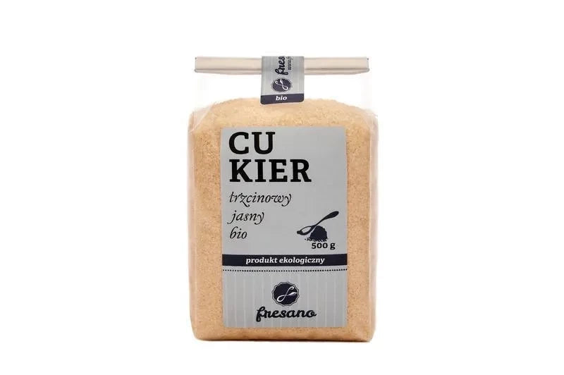 CUKIER TRZCINOWY JASNY BIO (500 g)