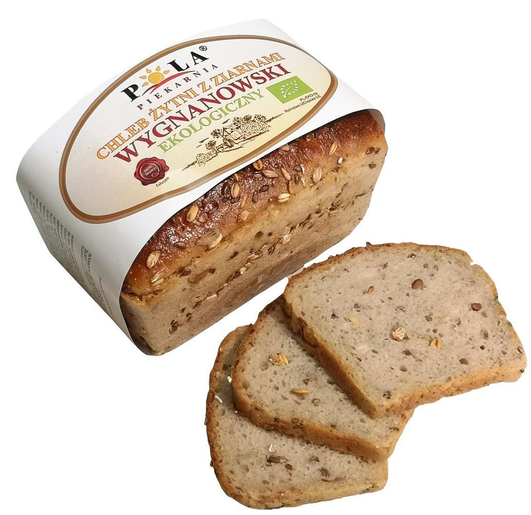 Chleb Żytni Wygnanowski z Ziarnami BIO 350 g