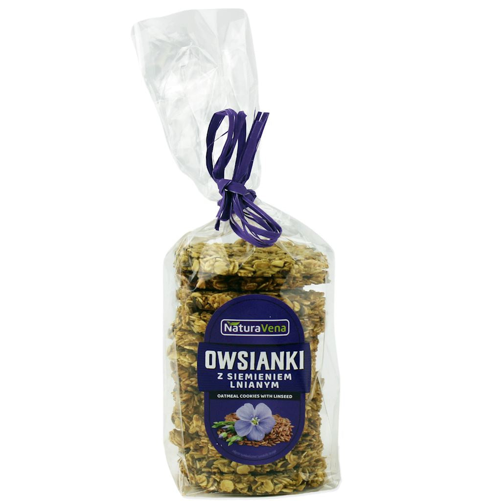Ciastka Owsianki z Siemieniem Lnianym (6 szt x 175 g)