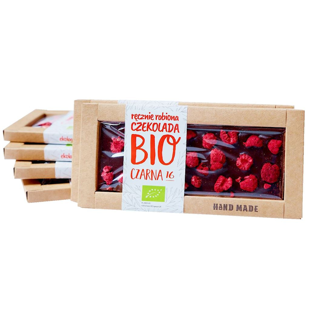 Czekolada Deserowa z Malinami BIO (2 szt x 53 g)