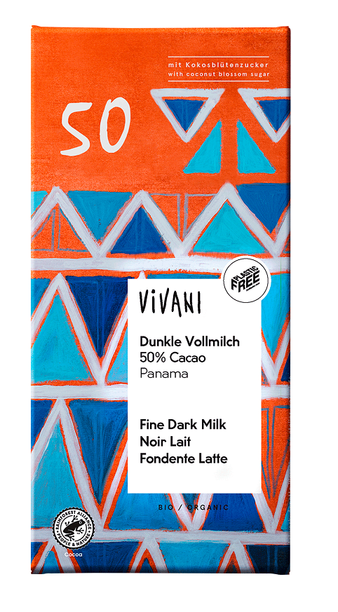 Czekolada Mleczna Gorzka 50 % Kakao BIO (2 szt x 80 g)