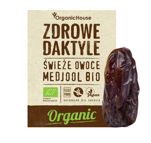 Daktyle Medjool Świeże Bezglutenowe BIO 500 g