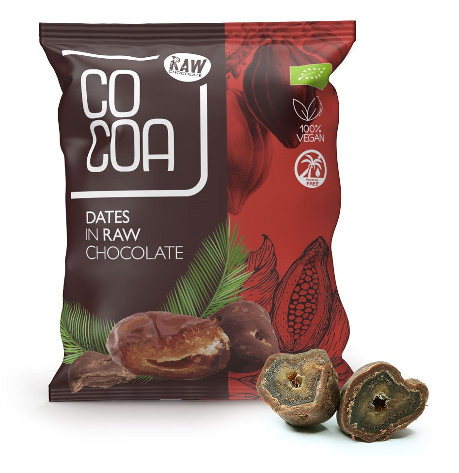 Daktyle w Czekoladzie Surowej BIO (2 szt x 70 g)