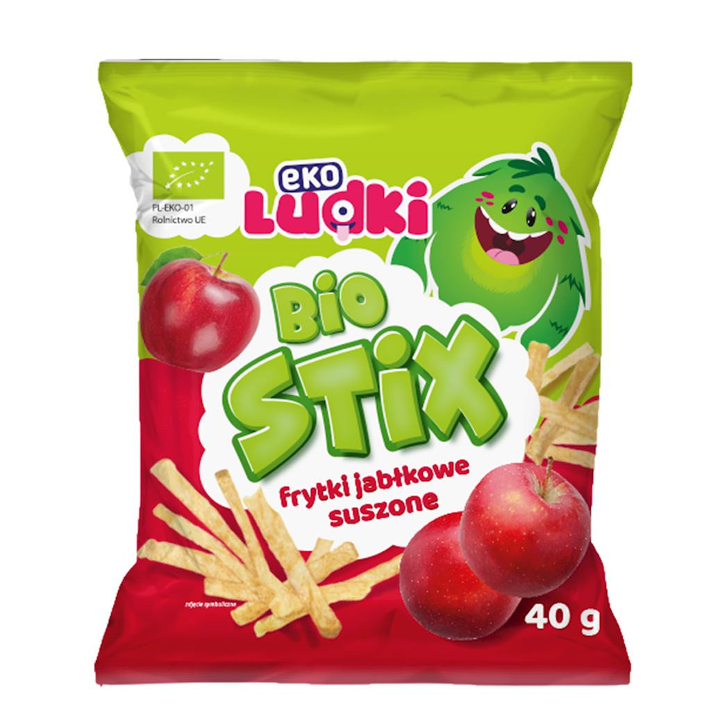 Frytki Jabłkowe Suszone BIO (4 szt x 40 g)