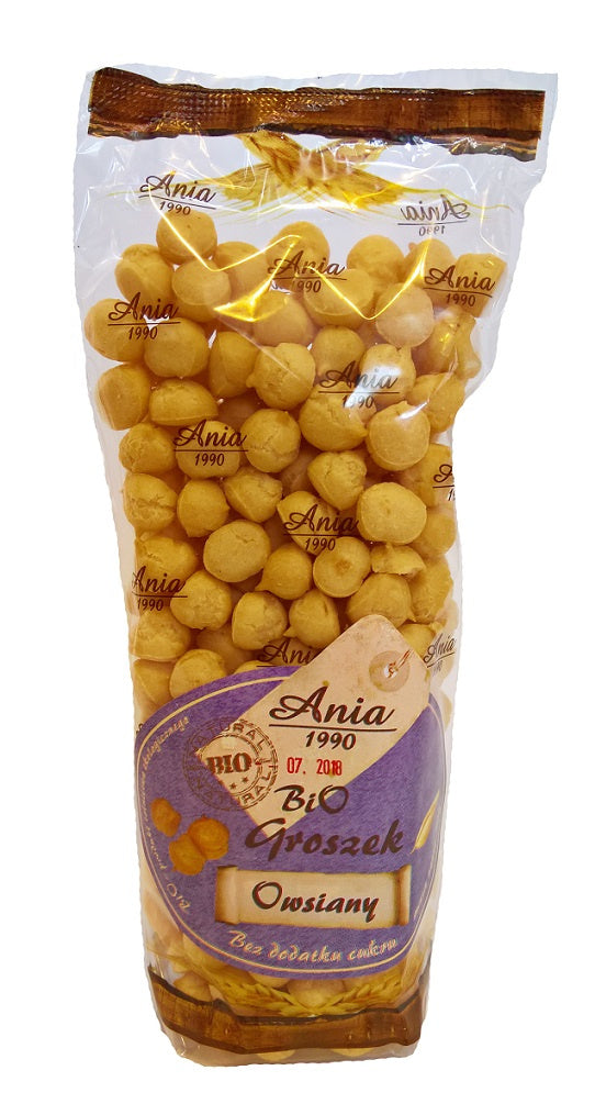Groszek Ptysiowy Owsiany Bez Dodatku Cukrów BIO (3 szt x 70 g)