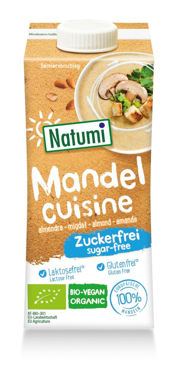 Krem Migdałowy Do Gotowania i Pieczenia Bez Cukru Bezglutenowy BIO (5 szt x 200 ml)