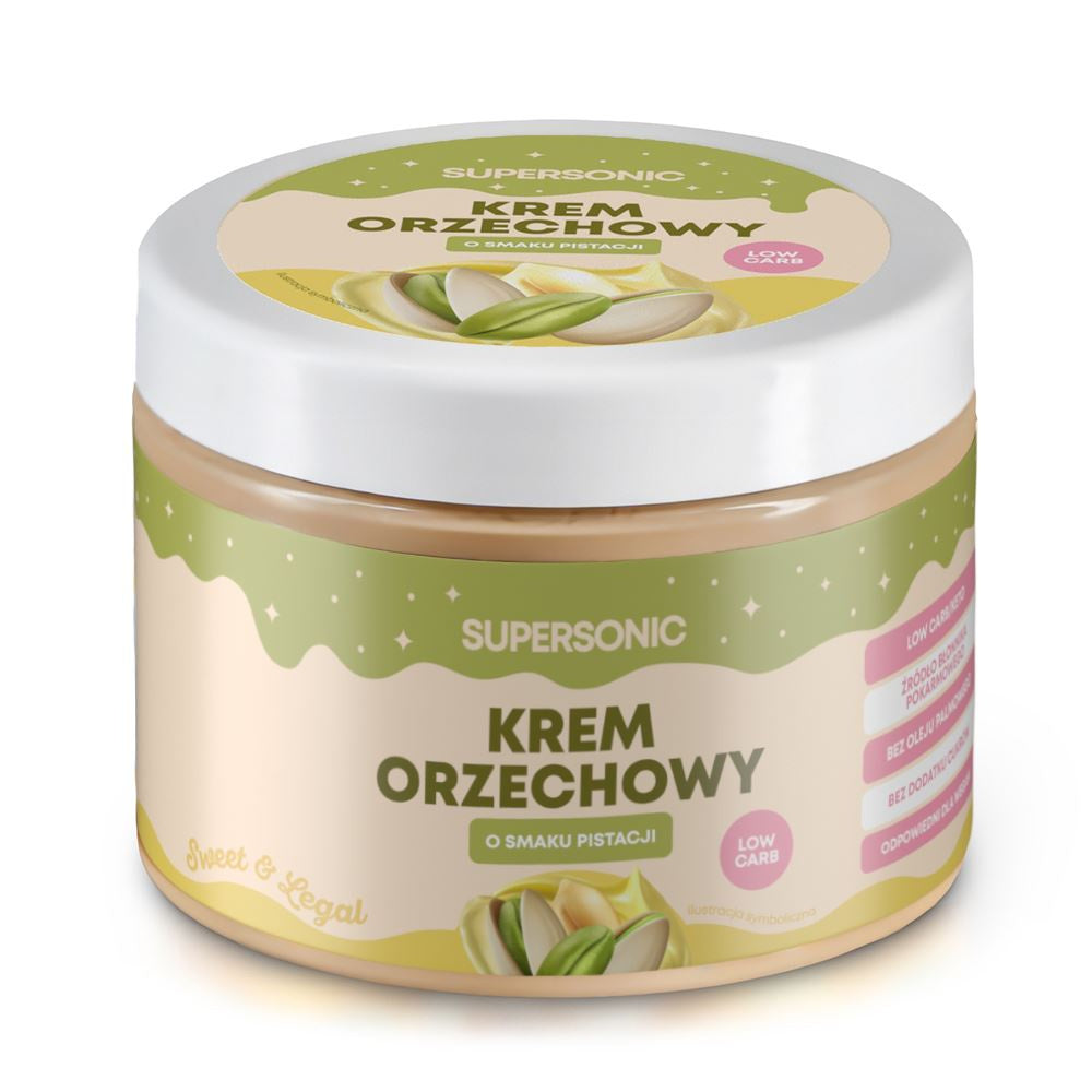 Krem Orzechowy z Pistacjami Bez Dodatku Cukrów 250 g