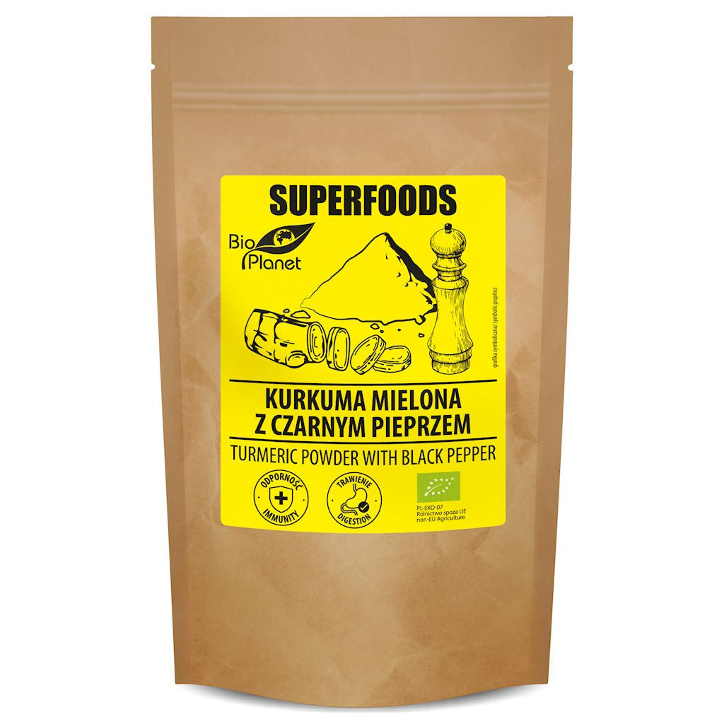 Kurkuma Mielona z Czarnym Pieprzem BIO (2 szt x 200 g)