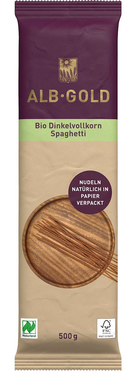 Makaron (Orkiszowy Razowy) Spaghetti BIO - Alb (2 szt x 500 g)