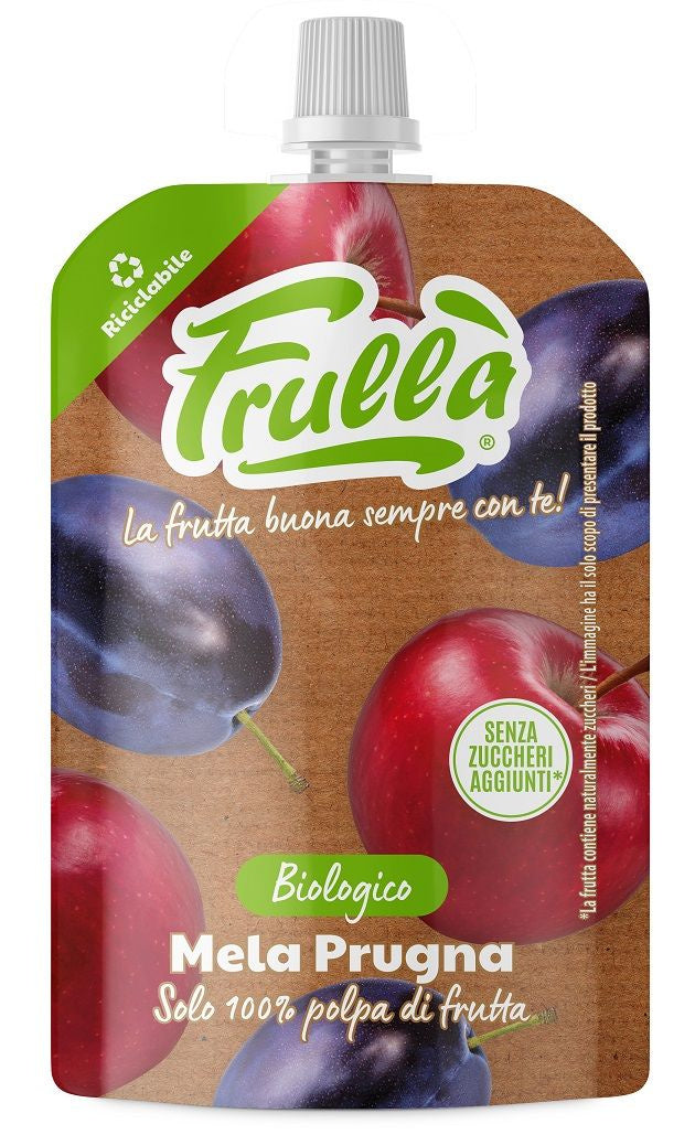 Mus Jabłko - Śliwka Bez Dodatku Cukrów BIO (5 szt x 100 g)