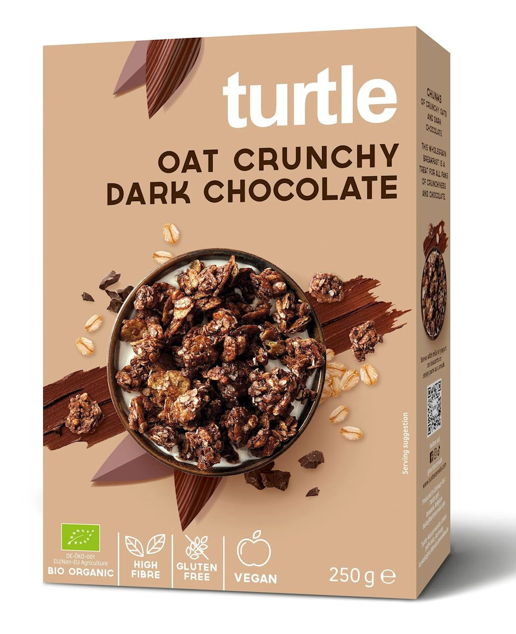 Musli Owsiane z Gorzką Czekoladą Bezglutenowe BIO 250 g