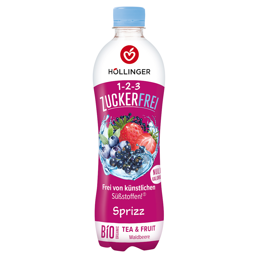 Napój Gazowany o Smaku Owoców Leśnych Bez Cukru BIO (6 szt x 500 ml)