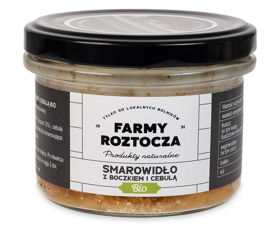 Smarowidło z Boczkiem i Cebulą BIO (Słoik) (2 szt x 180 g)
