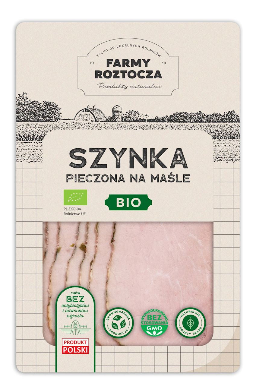 Szynka Na Maśle Pieczona Plastry BIO 100 g