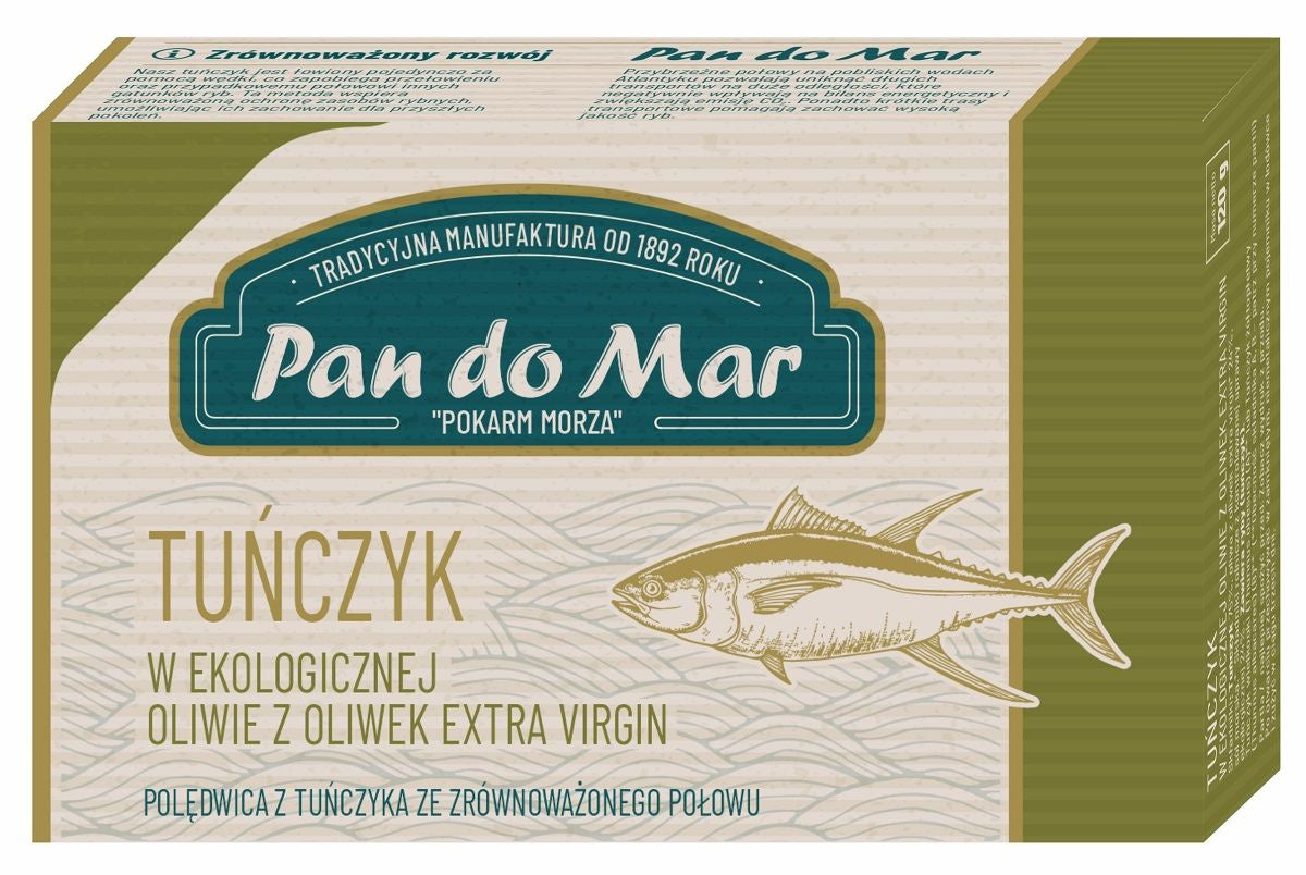 Tuńczyk w BIO Oliwie z Oliwek Extra Virgin (2 szt x 120 g)