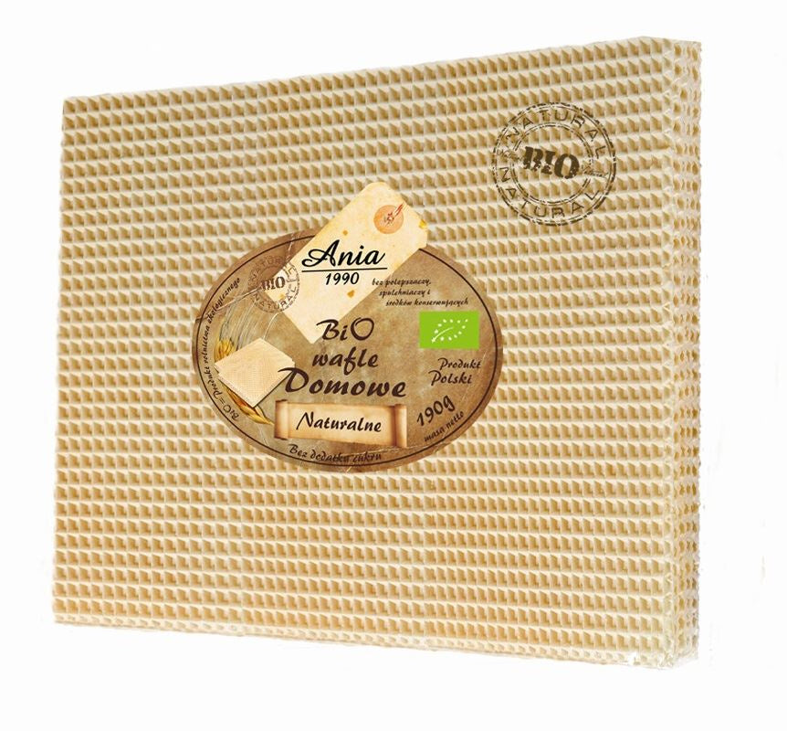 Wafle Domowe Naturalne Bez Dodatku Cukrów BIO (5 szt x 190 g)