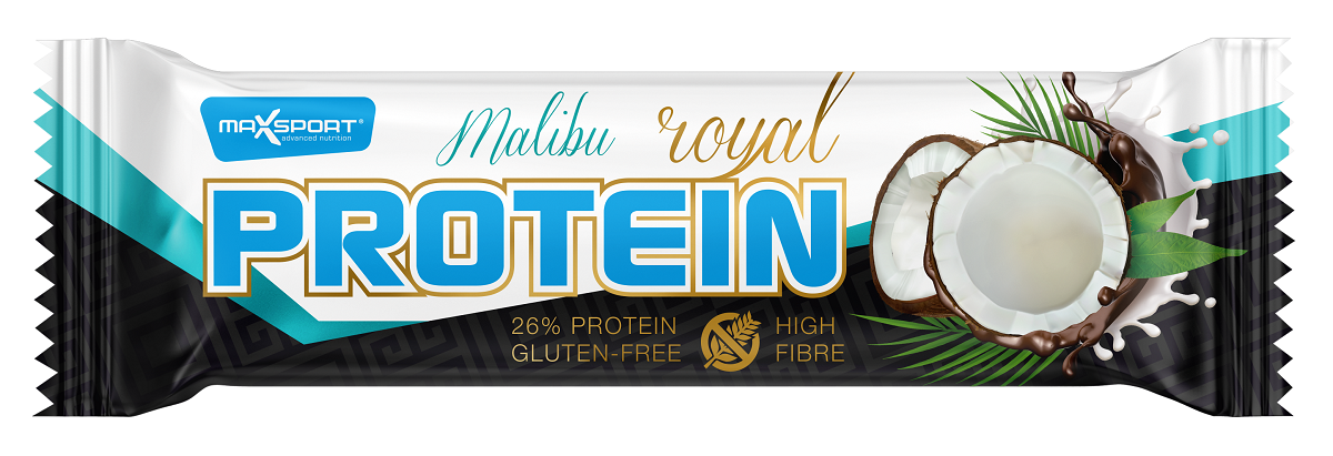 Baton Proteinowy z Kokosem w Czekoladzie Mlecznej Bezglutenowy (6 szt x 60 g)