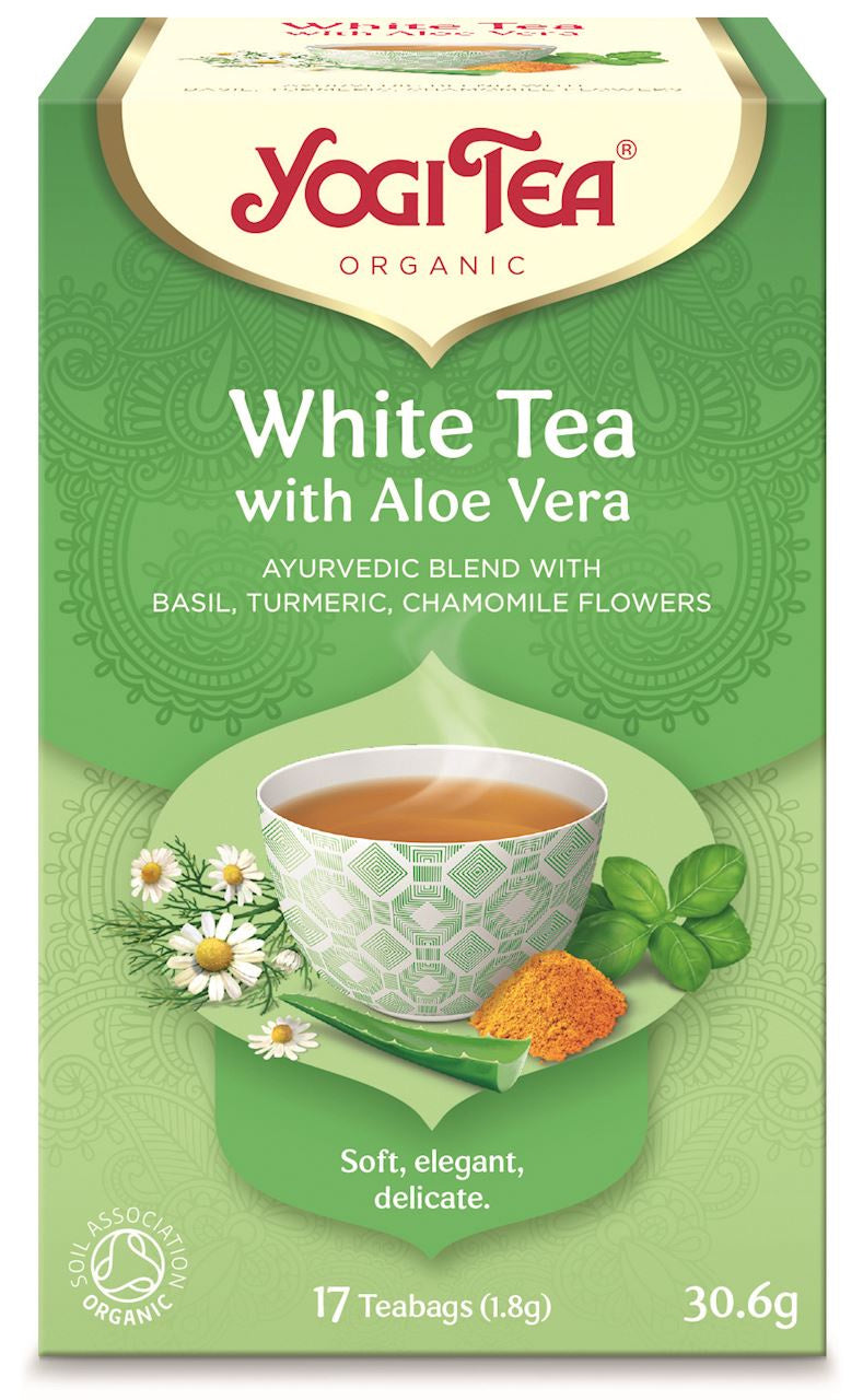 Herbata Biała z Aloesem (White Tea With Aloe Vera) BIO (17 x 1,8 g) 30,6 g (2 szt x 31 g)