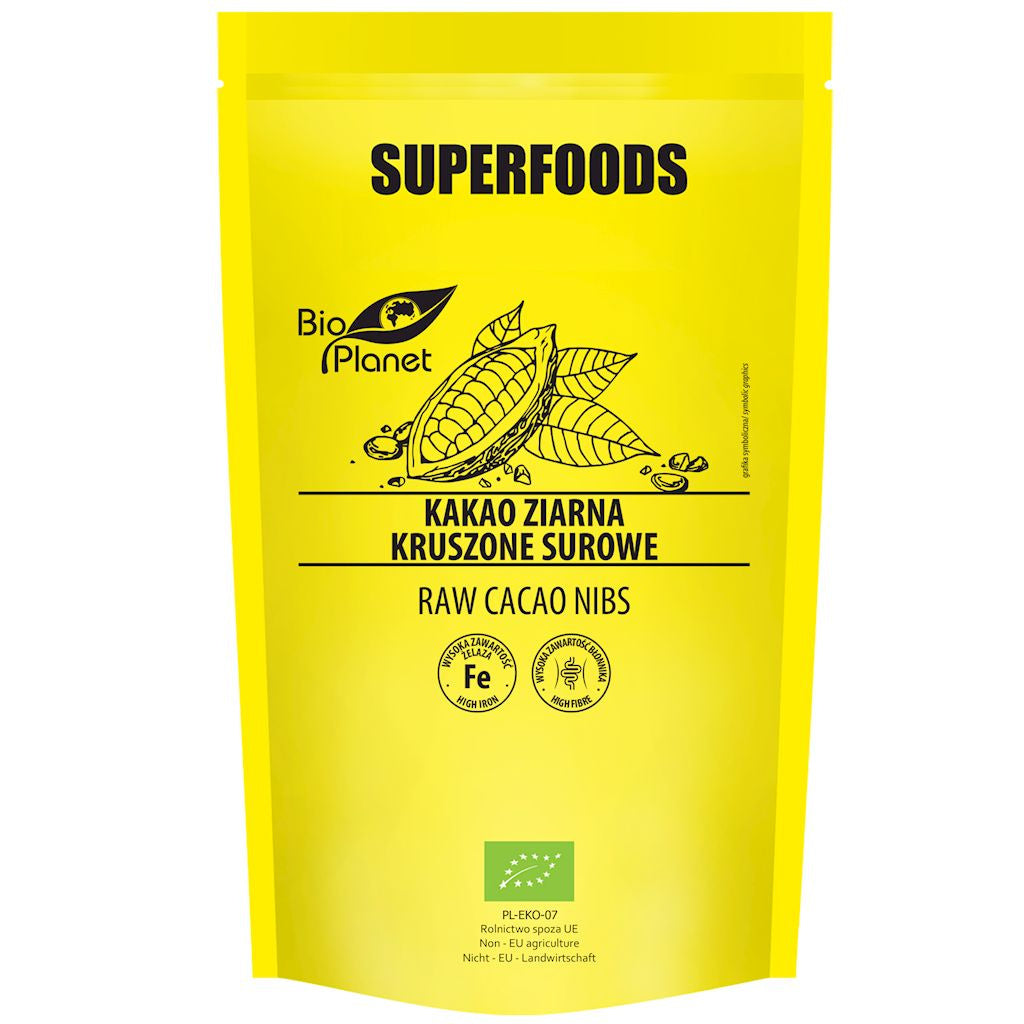 Kakao Ziarna Kruszone Surowe BIO 250 g