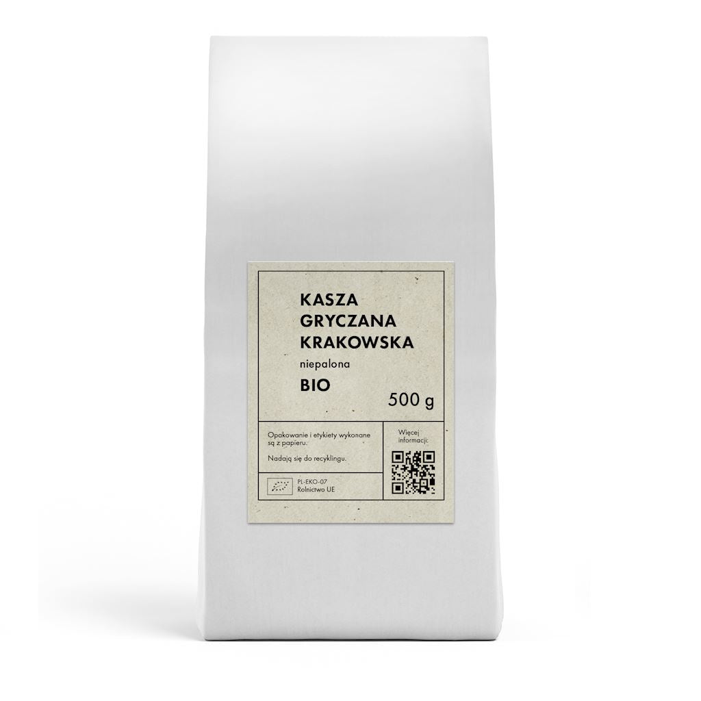 Kasza Gryczana Krakowska Niepalona BIO (3 szt x 500 g)