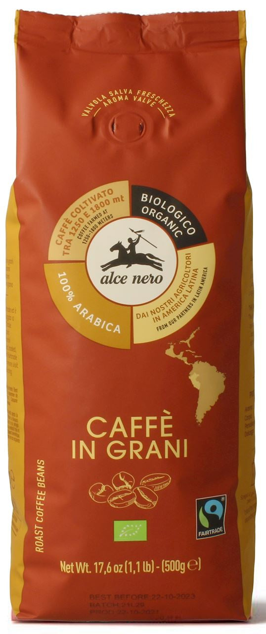 Kawa Ziarnista Arabica 100 % Fair Trade BIO 500 g