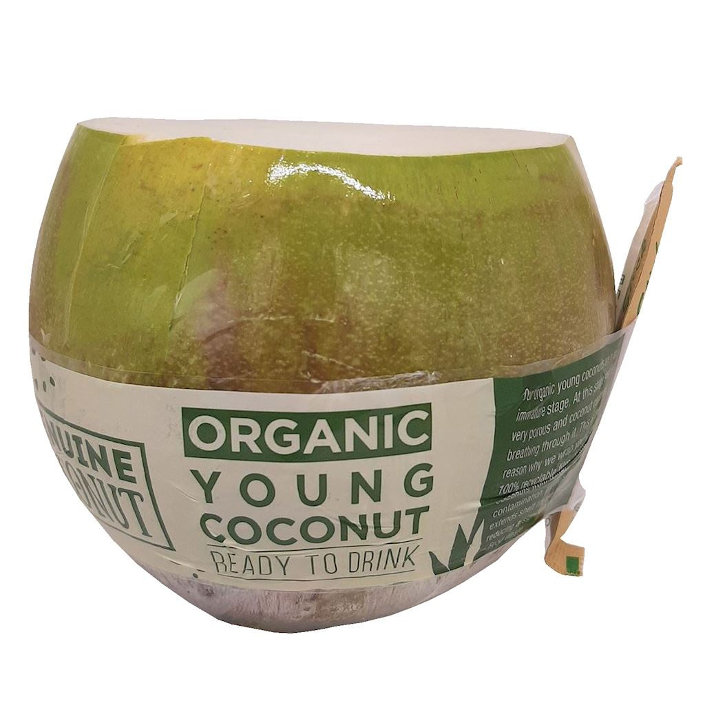 Kokos Młody BIO Ze Słomką (Około 0,80 kg) (2 szt x 800 g)