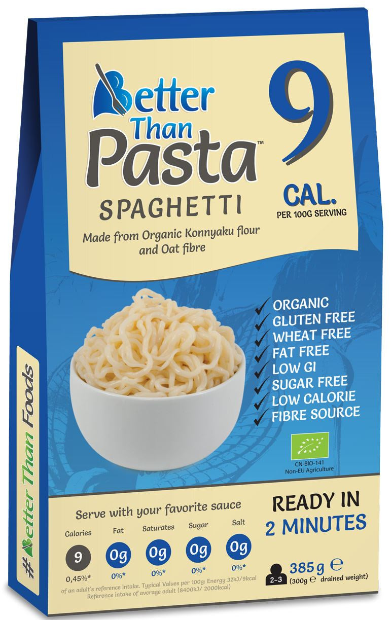 Makaron (Konjac) Spaghetti Bezglutenowy BIO 385 g () (3 szt x 300 g)