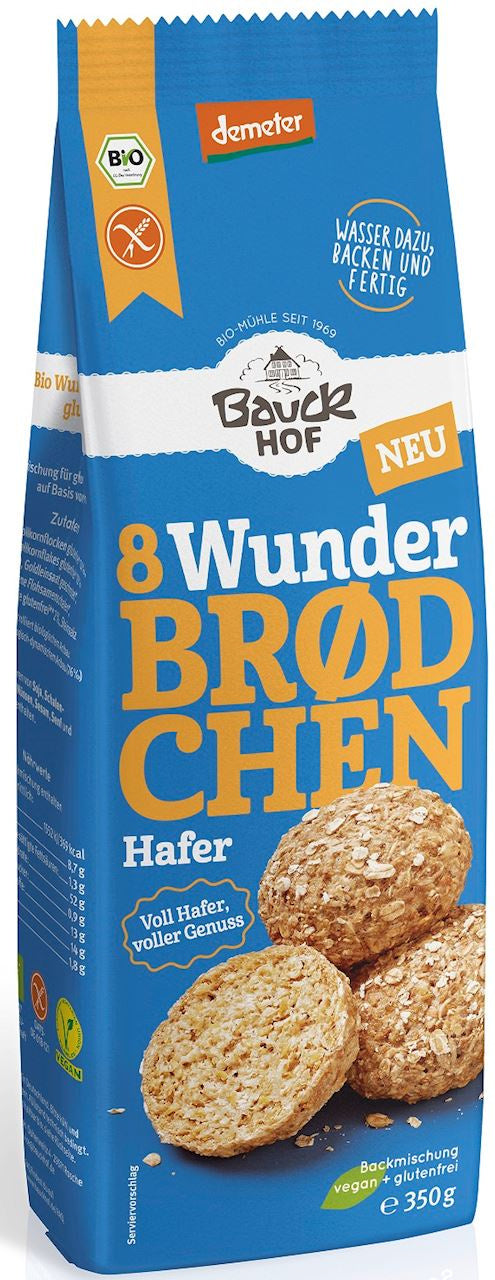 Mieszanka Do Wypieku Bułek Owsianych Bezglutenowa Demeter BIO (2 szt x 350 g)