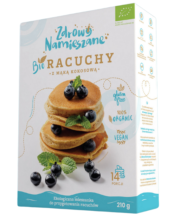 Mieszanka Na Racuchy z Mąką Kokosową Bezglutenowa BIO (2 szt x 210 g)