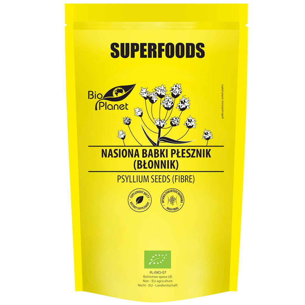 Nasiona Babki Płesznik (Błonnik) BIO 250 g