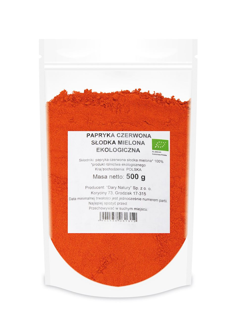 Papryka Słodka Mielona BIO 500 g