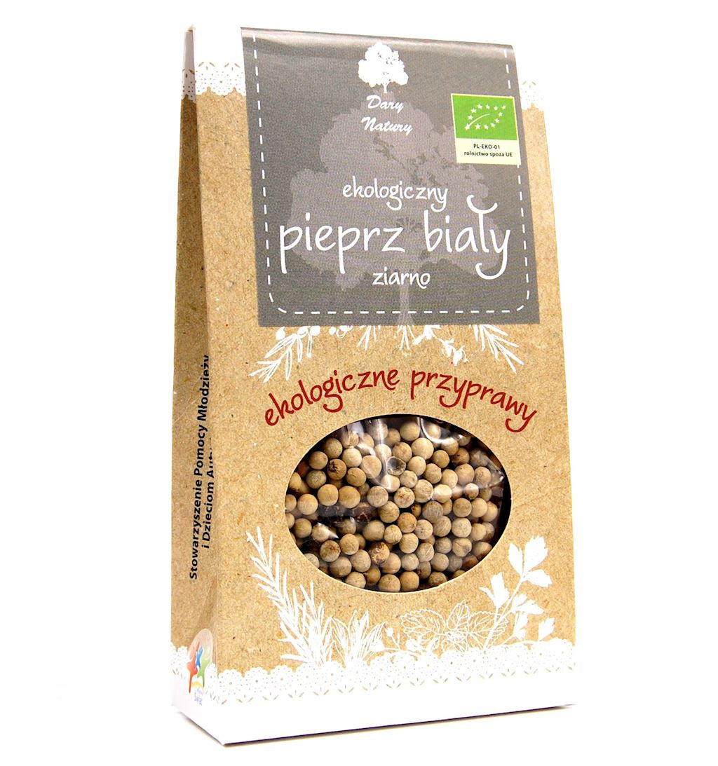 Pieprz Biały Ziarno BIO (2 szt x 30 g)