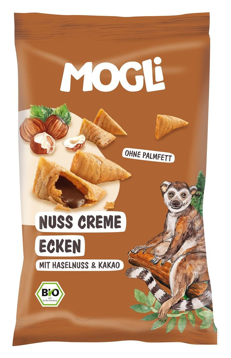 Rożki z Kremem Orzechowo - Kakaowym Bezglutenowe BIO (3 szt x 30 g)