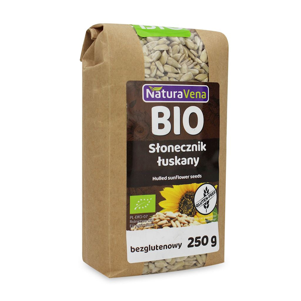 Słonecznik Łuskany Bezglutenowy BIO (8 szt x 250 g)