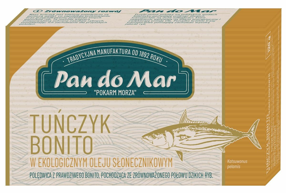 Tuńczyk Bonito w BIO Oleju Słonecznikowym (2 szt x 120 g)